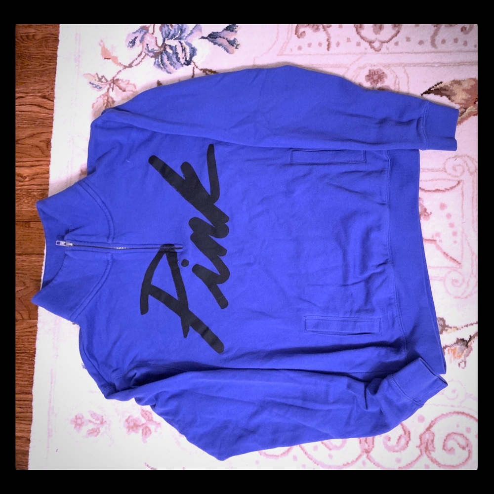 Victoria’s Secret  Pink sweatshirt blue and black